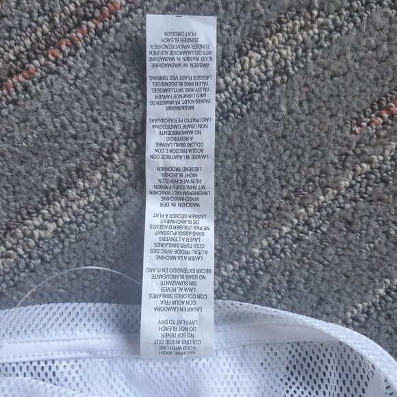 Fabletics Women's Activewear White Vanessa Mesh Back Athletic Top Size Medium - Picture 13 of 13